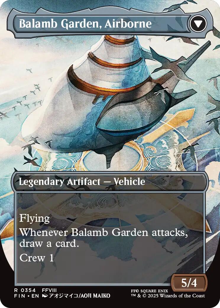 Balamb Garden, SeeD Academy // Balamb Garden, Airborne (Borderless) [FINAL FANTASY] | Magic Magpie
