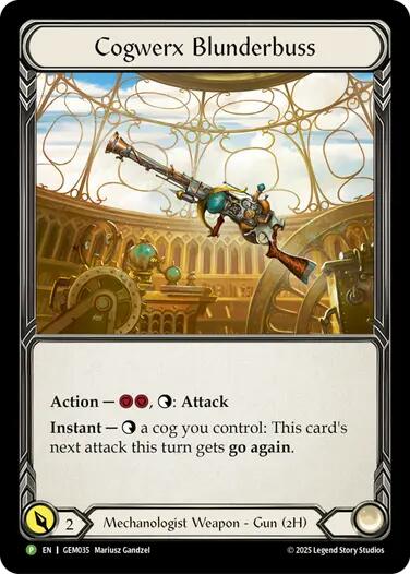 Cogwerx Blunderbuss [GEM035] (GEM Pack 2)  Cold Foil | Magic Magpie