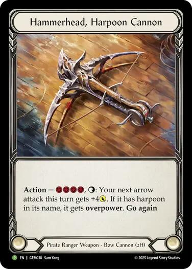 Hammerhead, Harpoon Cannon [GEM038] (GEM Pack 2)  Cold Foil | Magic Magpie