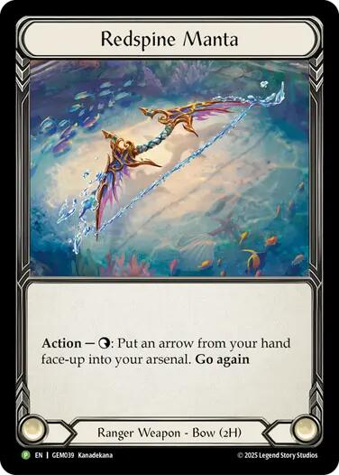 Redspine Manta [GEM039] (GEM Pack 2)  Cold Foil | Magic Magpie