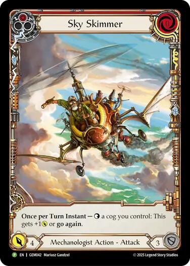 Sky Skimmer (Red) [GEM042] (GEM Pack 2) | Magic Magpie