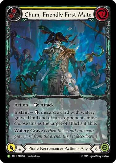 Chum, Friendly First Mate [GEM046] (GEM Pack 2)  Rainbow Foil | Magic Magpie