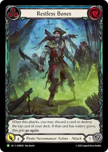 Restless Bones (Blue) [GEM050] (GEM Pack 2) | Magic Magpie