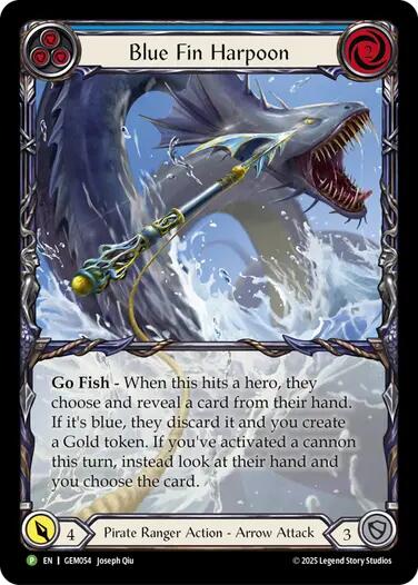 Blue Fin Harpoon [GEM054] (GEM Pack 2) | Magic Magpie