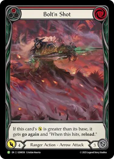 Bolt'n Shot (Red) [GEM058] (GEM Pack 2) | Magic Magpie
