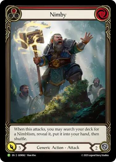 Nimby (Red) [GEM062] (GEM Pack 2)  Rainbow Foil | Magic Magpie