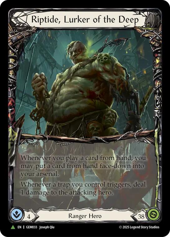 Riptide, Lurker of the Deep (Marvel) [GEM033] (GEM Pack 2)  Cold Foil | Magic Magpie
