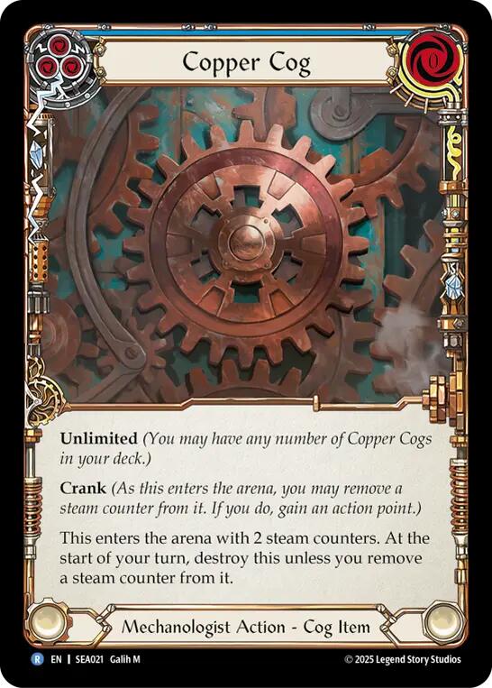 Copper Cog [SEA021] (High Seas)  Rainbow Foil | Magic Magpie