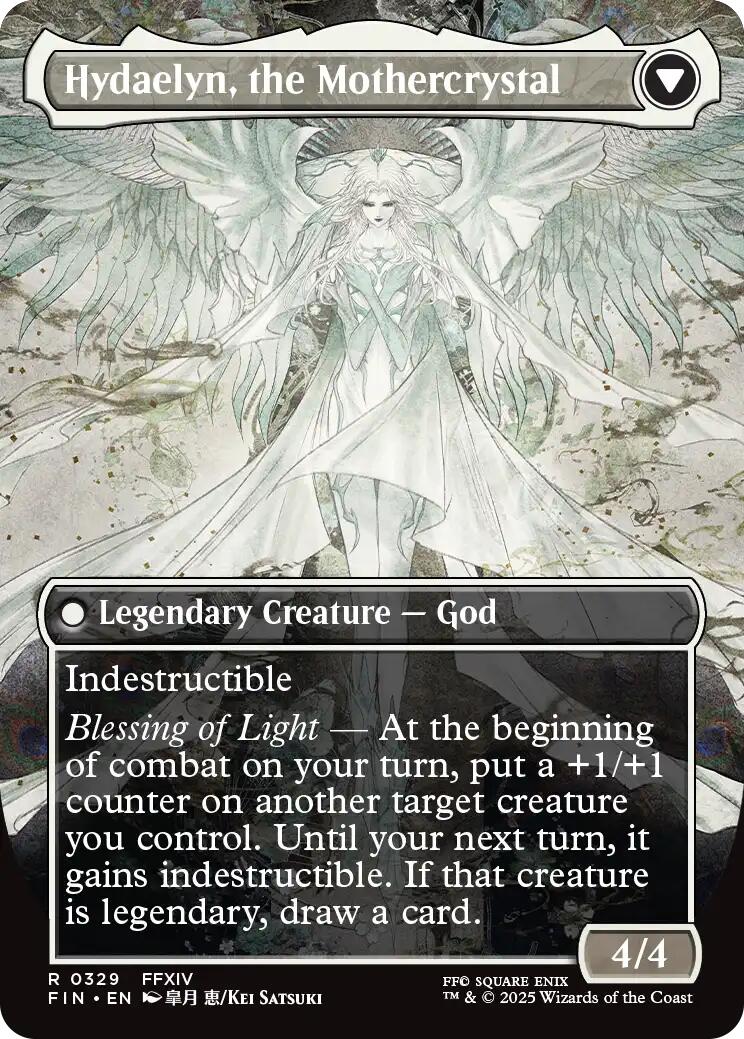 Venat, Heart of Hydaelyn // Hydaelyn, the Mothercrystal (Borderless) [FINAL FANTASY] | Magic Magpie