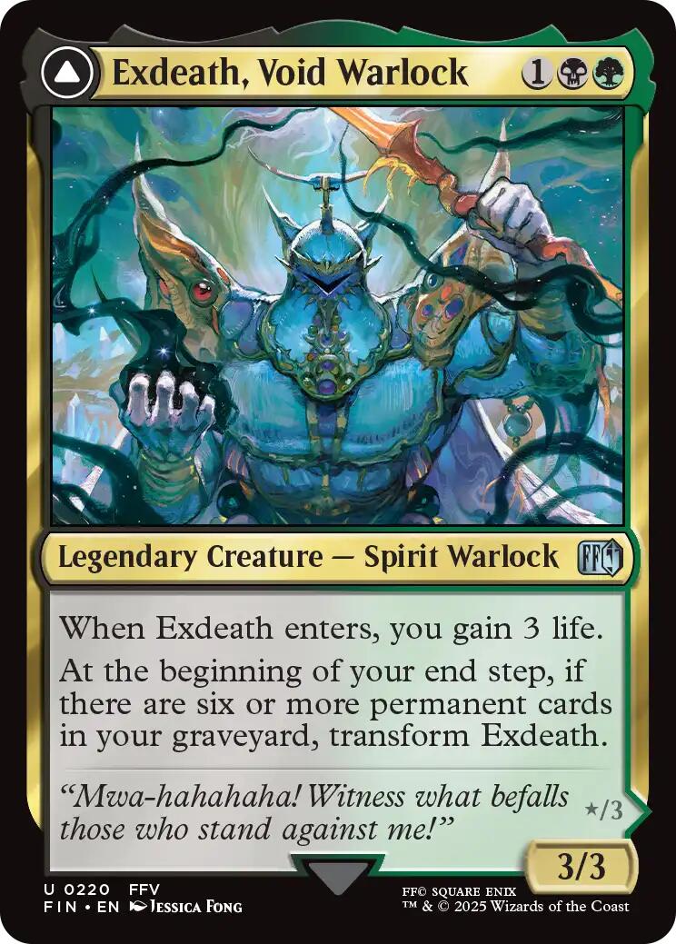 Exdeath, Void Warlock // Neo Exdeath, Dimension's End [FINAL FANTASY] | Magic Magpie