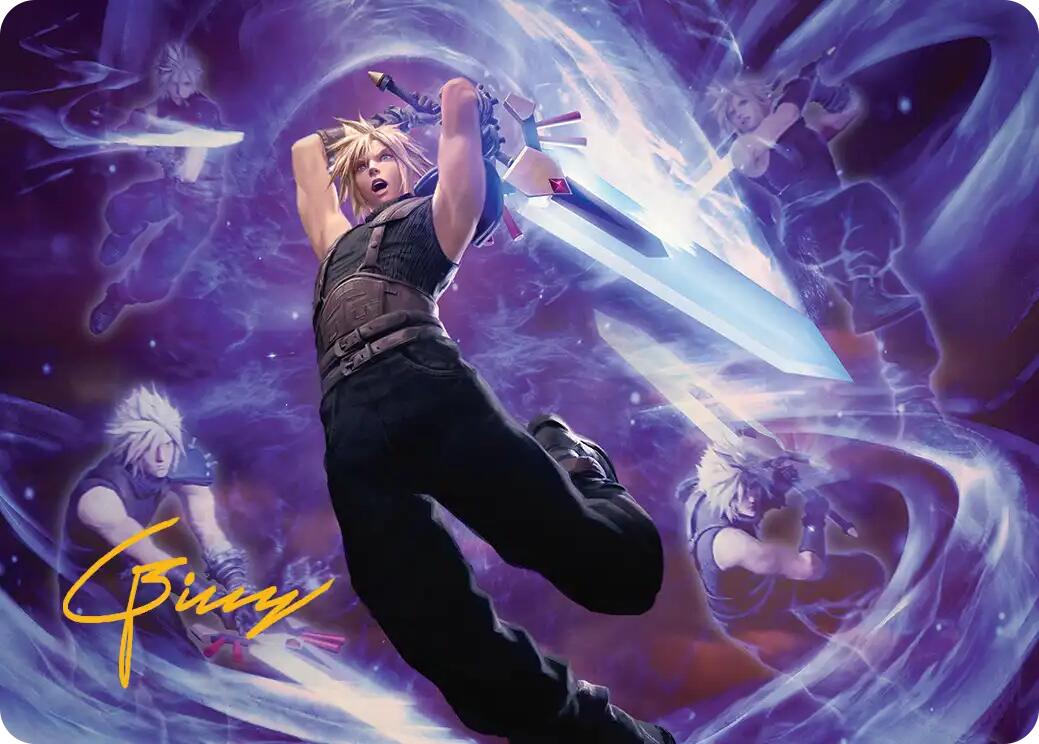 Cloud's Limit Break Art Card (Gold-Stamped Signature) [FINAL FANTASY Art Series] | Magic Magpie