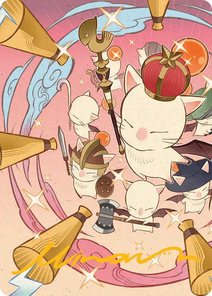 Summon: Good King Mog XII Art Card (Gold-Stamped Signature) [FINAL FANTASY Art Series] | Magic Magpie