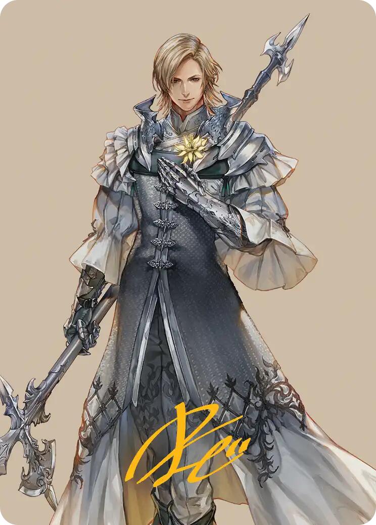 Dion, Bahamut's Dominant Art Card (Gold-Stamped Signature) [FINAL FANTASY Art Series] | Magic Magpie