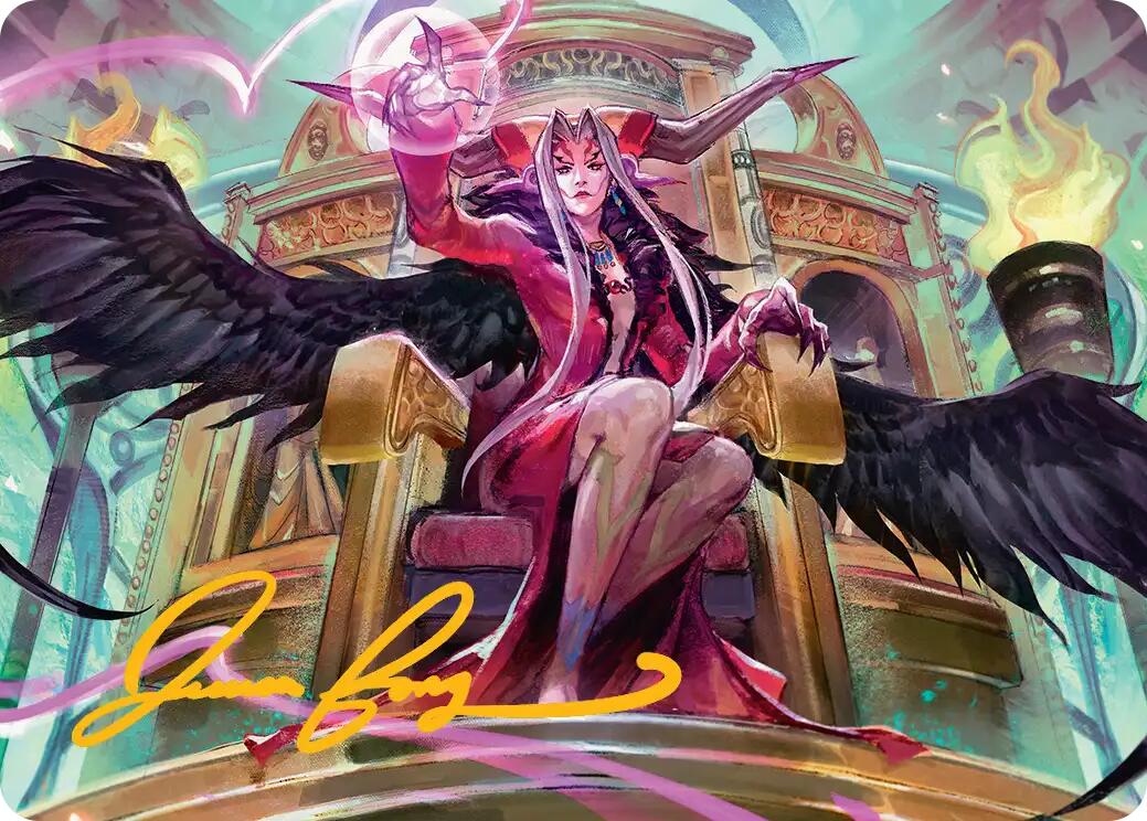 Sorceress's Schemes Art Card (Gold-Stamped Signature) [FINAL FANTASY Art Series] | Magic Magpie