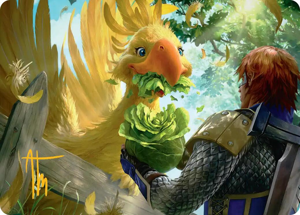 Gysahl Greens Art Card (Gold-Stamped Signature) [FINAL FANTASY Art Series] | Magic Magpie