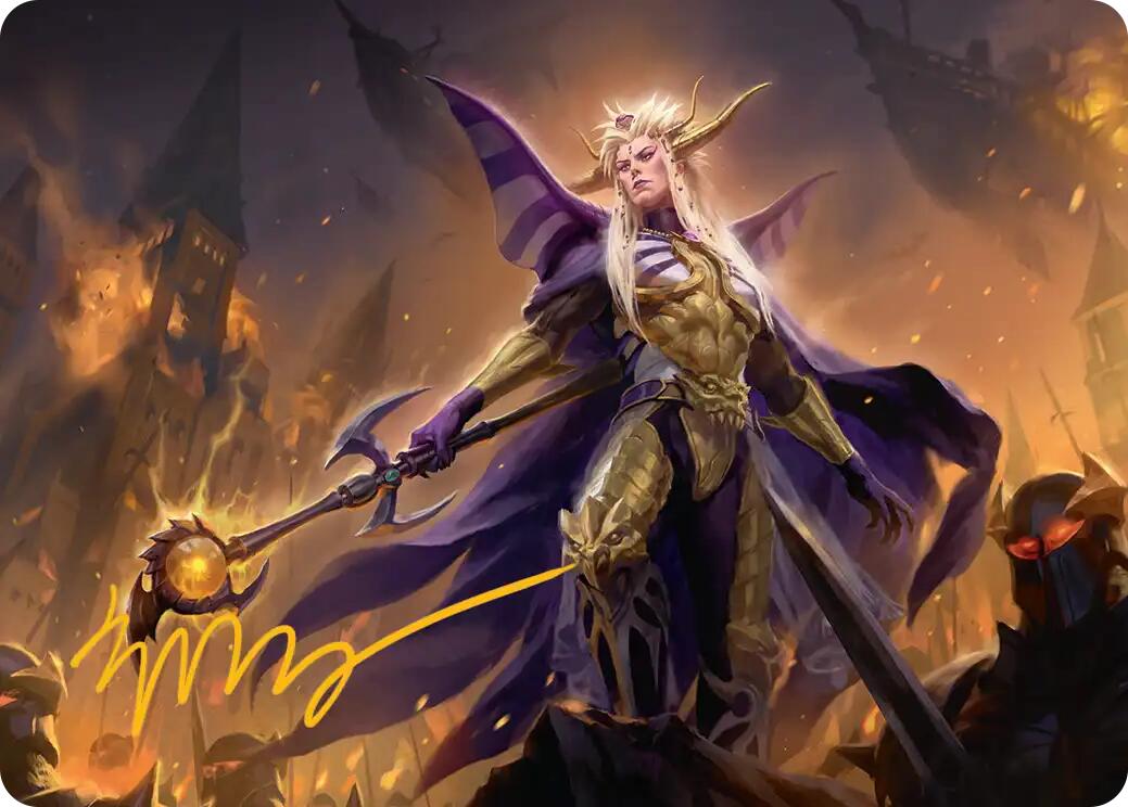The Emperor of Palamecia Art Card (Gold-Stamped Signature) [FINAL FANTASY Art Series] | Magic Magpie