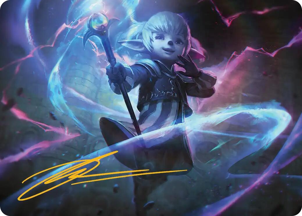 Shantotto, Tactician Magician Art Card (Gold-Stamped Signature) [FINAL FANTASY Art Series] | Magic Magpie