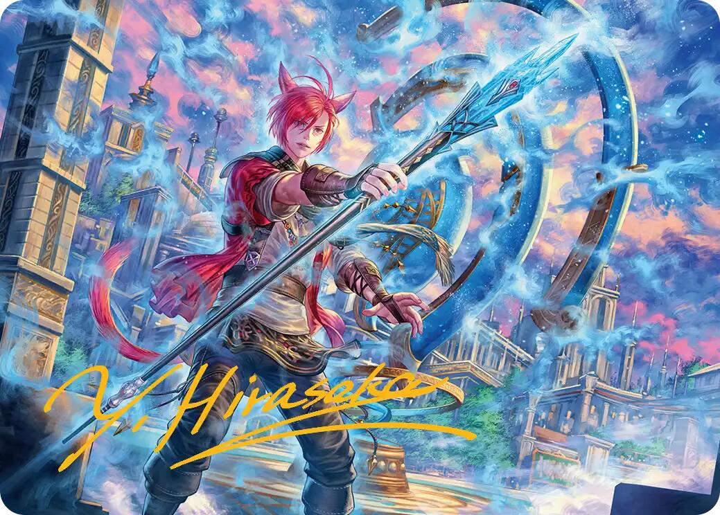 G'raha Tia, Scion Reborn Art Card (19) (Gold-Stamped Signature) [FINAL FANTASY Art Series] | Magic Magpie