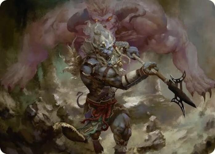 Kimahri, Valiant Guardian Art Card [FINAL FANTASY Art Series] | Magic Magpie