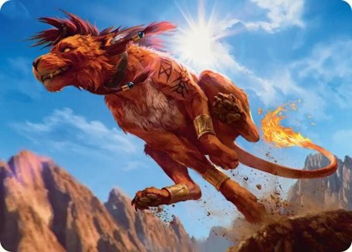 Red XIII, Proud Warrior Art Card [FINAL FANTASY Art Series] | Magic Magpie
