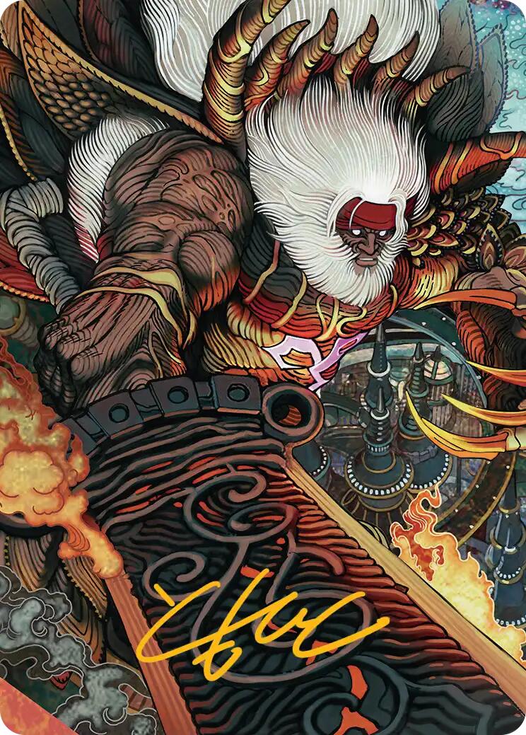Braska's Final Aeon Art Card (Gold-Stamped Signature) [FINAL FANTASY Art Series] | Magic Magpie