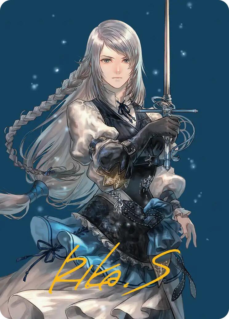 Jill, Shiva's Dominant Art Card (Gold-Stamped Signature) [FINAL FANTASY Art Series] | Magic Magpie