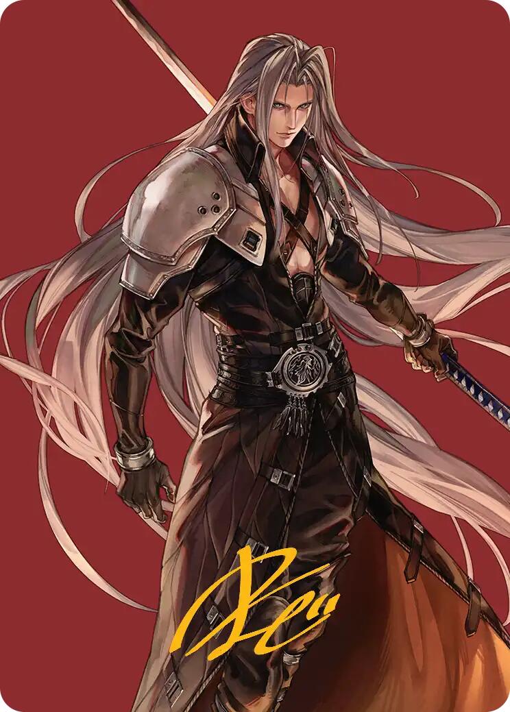 Sephiroth, Fabled SOLDIER Art Card (Gold-Stamped Signature) [FINAL FANTASY Art Series] | Magic Magpie