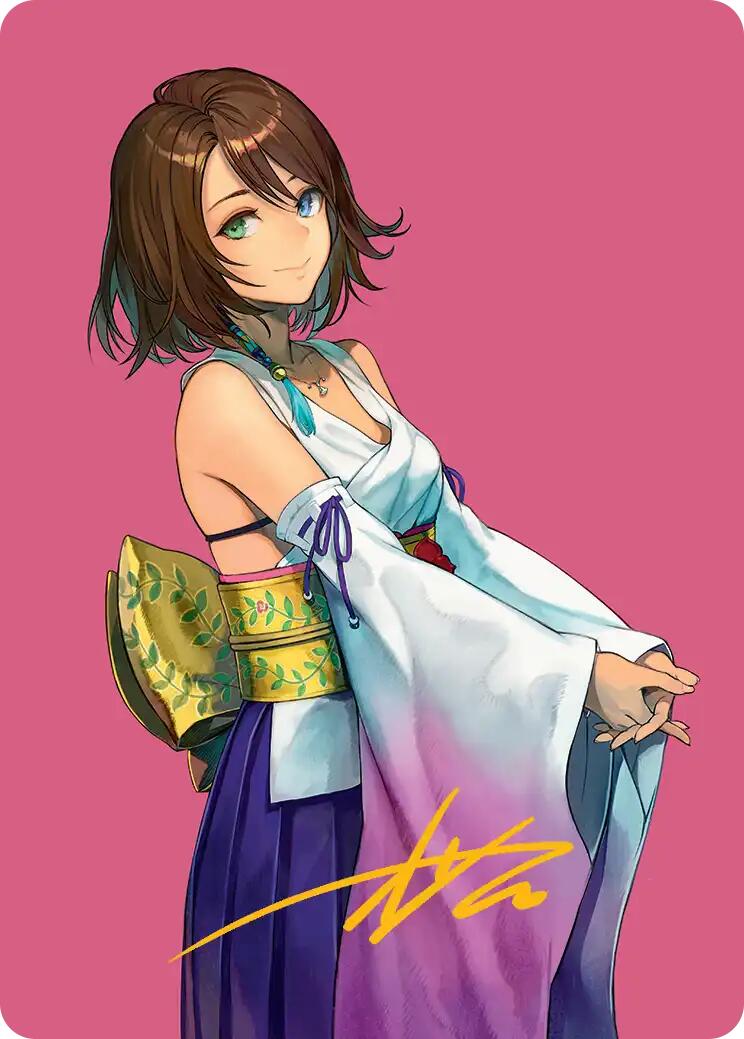 Yuna, Hope of Spira Art Card (Gold-Stamped Signature) [FINAL FANTASY Art Series] | Magic Magpie