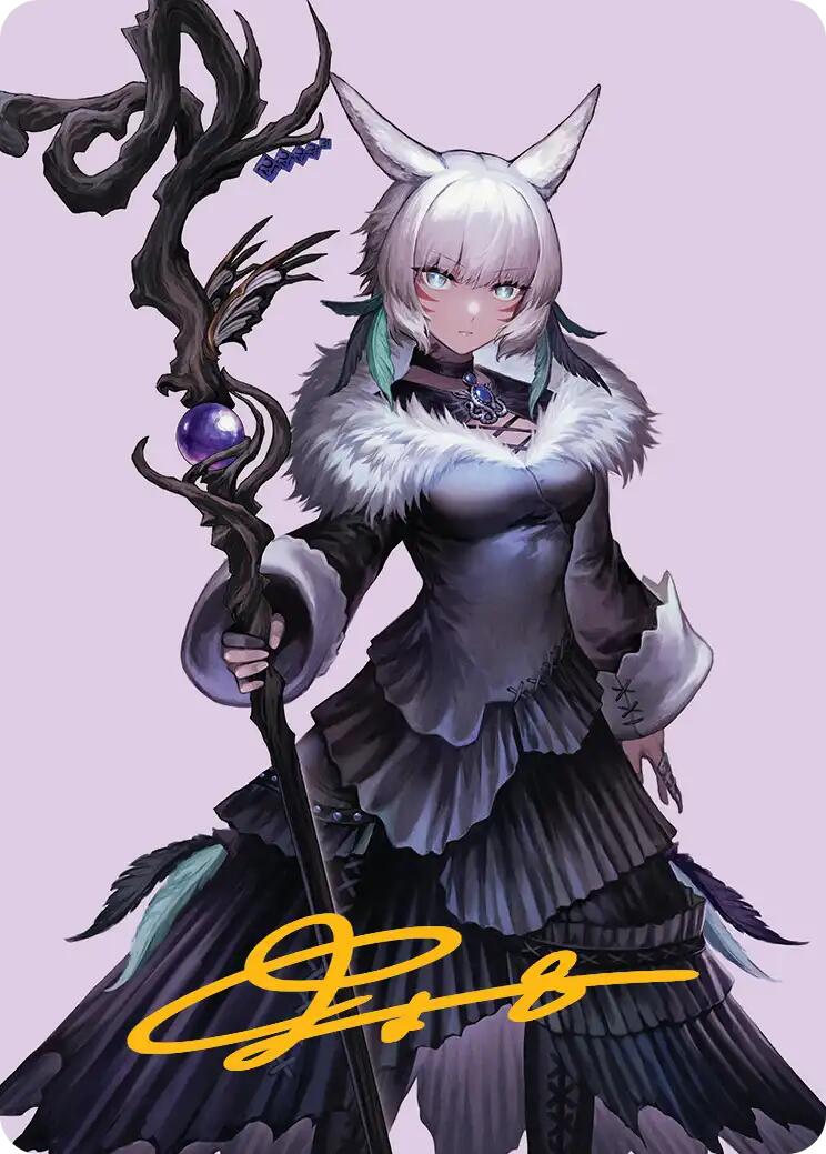 Y'shtola, Night's Blessed Art Card (53) (Gold-Stamped Signature) [FINAL FANTASY Art Series] | Magic Magpie