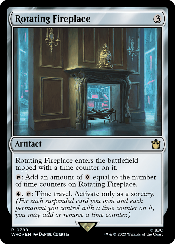 Rotating Fireplace (Surge Foil) [Doctor Who] | Magic Magpie