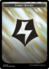 Angel // Energy Reverse Double-Sided Token [Modern Horizons 3 Tokens] | Magic Magpie
