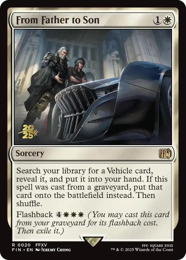 From Father to Son [FINAL FANTASY Prerelease Promo] | Magic Magpie