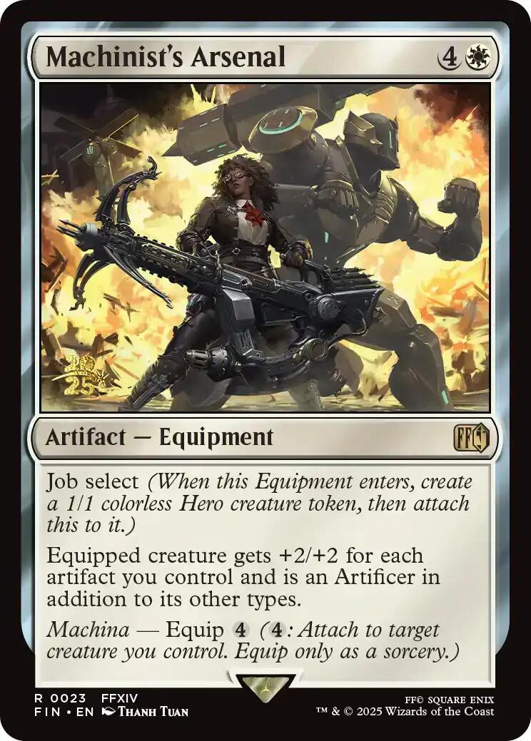 Machinist's Arsenal [FINAL FANTASY Prerelease Promo] | Magic Magpie