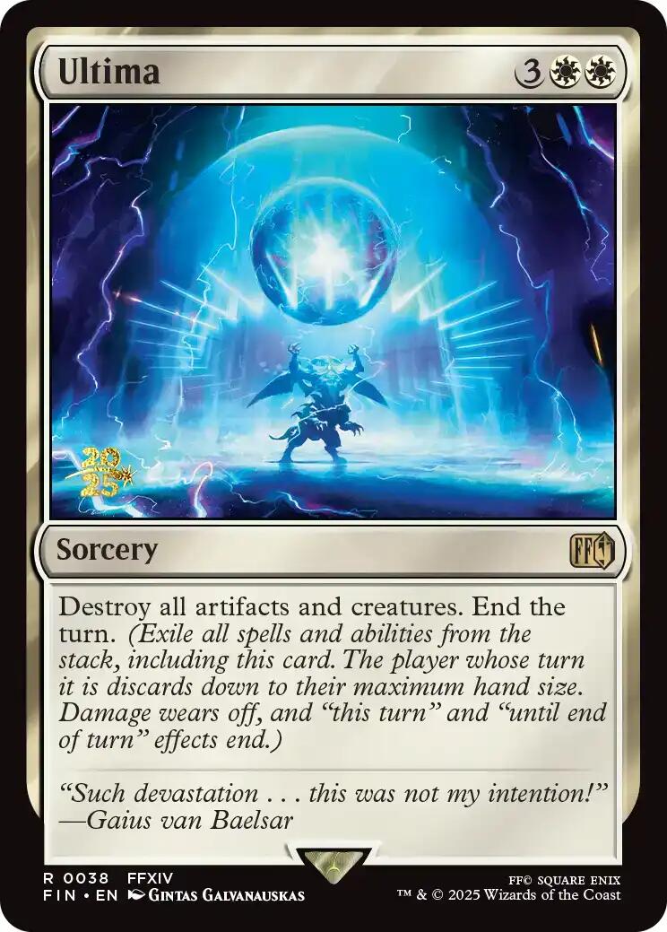 Ultima [FINAL FANTASY Prerelease Promo] | Magic Magpie