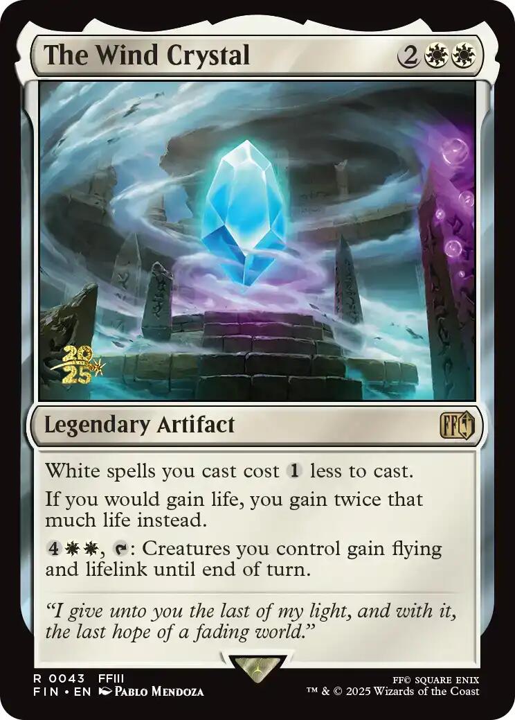 The Wind Crystal [FINAL FANTASY Prerelease Promo] | Magic Magpie