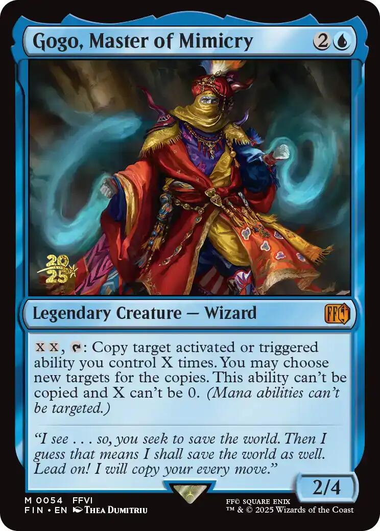 Gogo, Master of Mimicry [FINAL FANTASY Prerelease Promo] | Magic Magpie