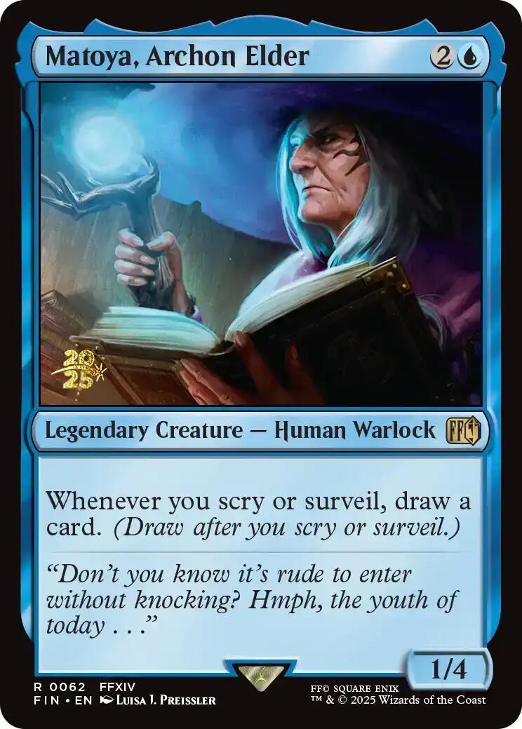 Matoya, Archon Elder [FINAL FANTASY Prerelease Promo] | Magic Magpie