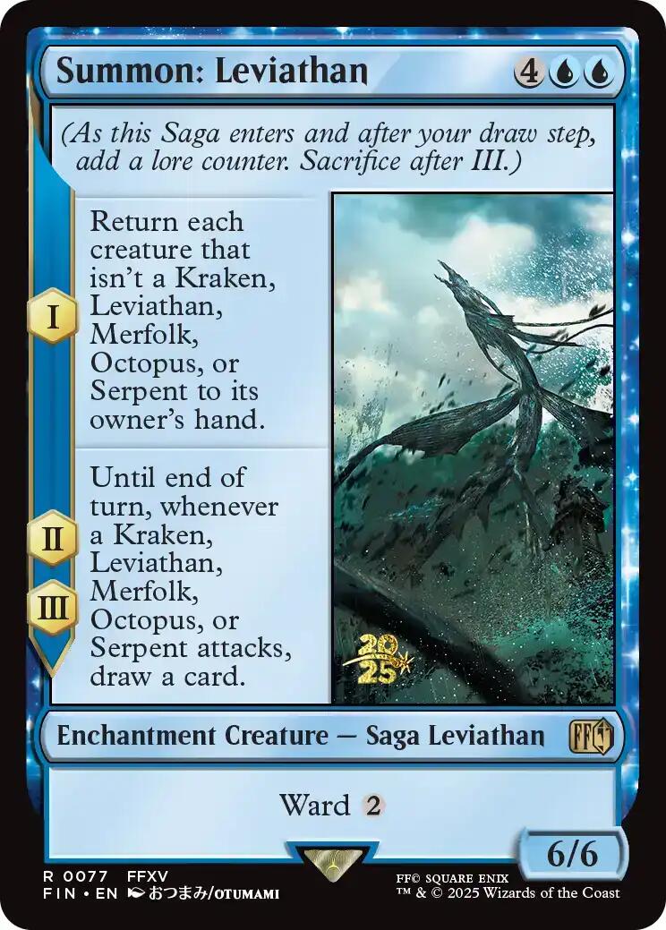 Summon: Leviathan [FINAL FANTASY Prerelease Promo] | Magic Magpie