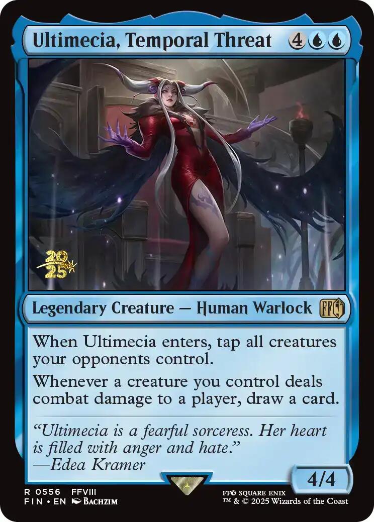 Ultimecia, Temporal Threat [FINAL FANTASY Prerelease Promo] | Magic Magpie