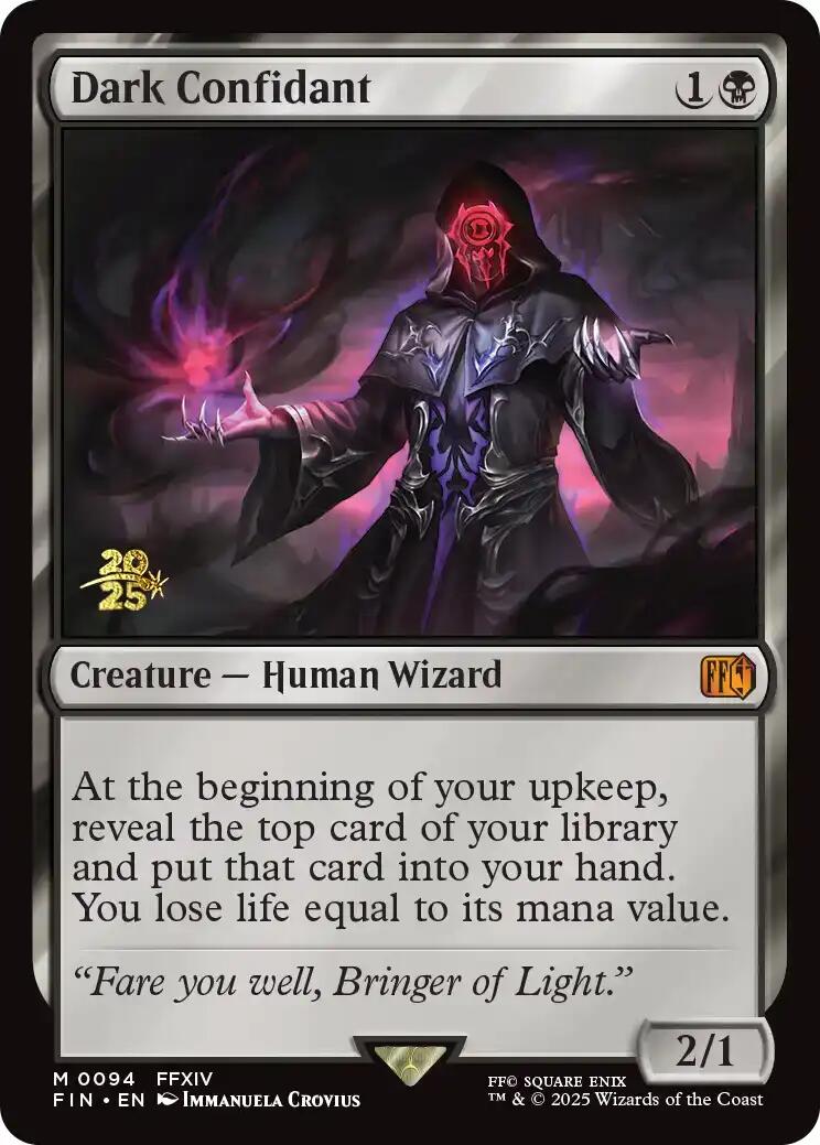 Dark Confidant [FINAL FANTASY Prerelease Promo] | Magic Magpie