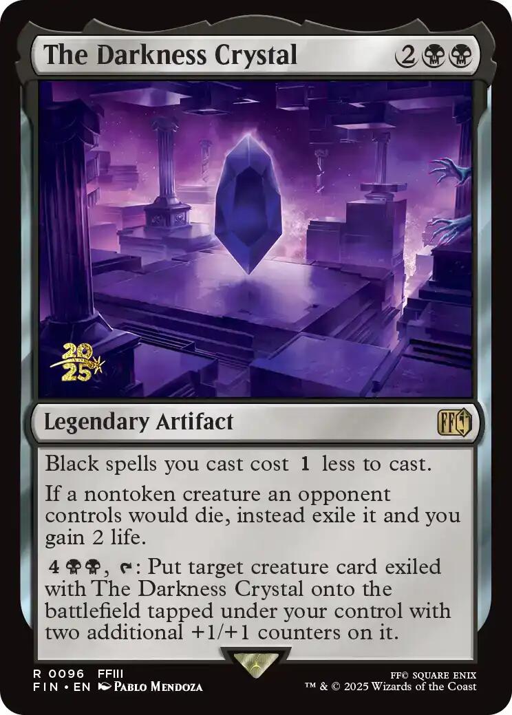 The Darkness Crystal [FINAL FANTASY Prerelease Promo] | Magic Magpie