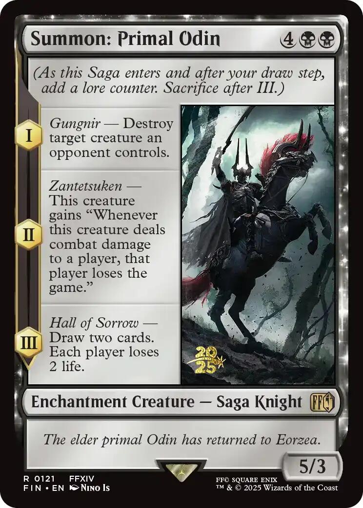 Summon: Primal Odin [FINAL FANTASY Prerelease Promo] | Magic Magpie
