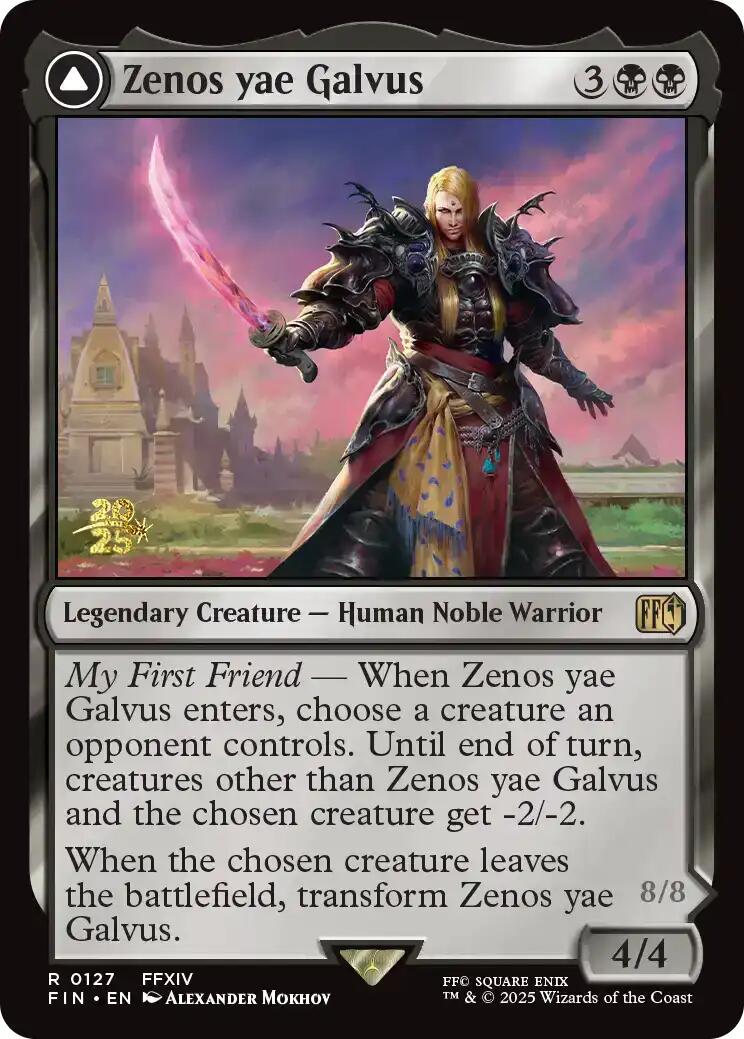 Zenos yae Galvus // Shinryu, Transcendent Rival [FINAL FANTASY Prerelease Promo] | Magic Magpie