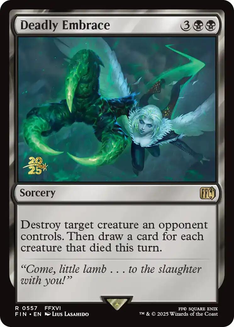 Deadly Embrace [FINAL FANTASY Prerelease Promo] | Magic Magpie