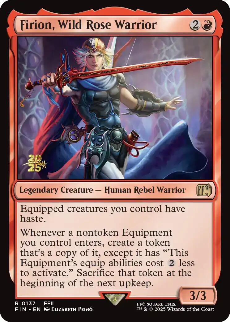 Firion, Wild Rose Warrior [FINAL FANTASY Prerelease Promo] | Magic Magpie