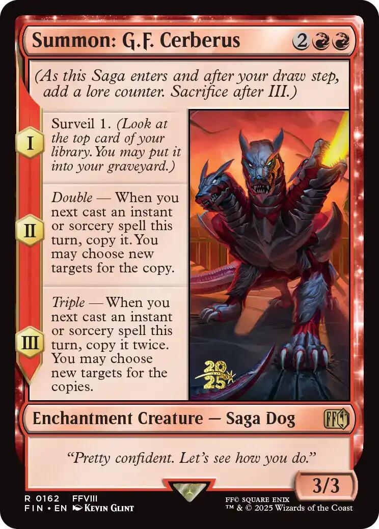 Summon: G.F. Cerberus [FINAL FANTASY Prerelease Promo] | Magic Magpie