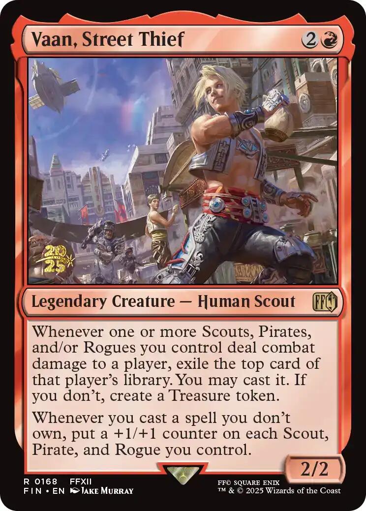 Vaan, Street Thief [FINAL FANTASY Prerelease Promo] | Magic Magpie