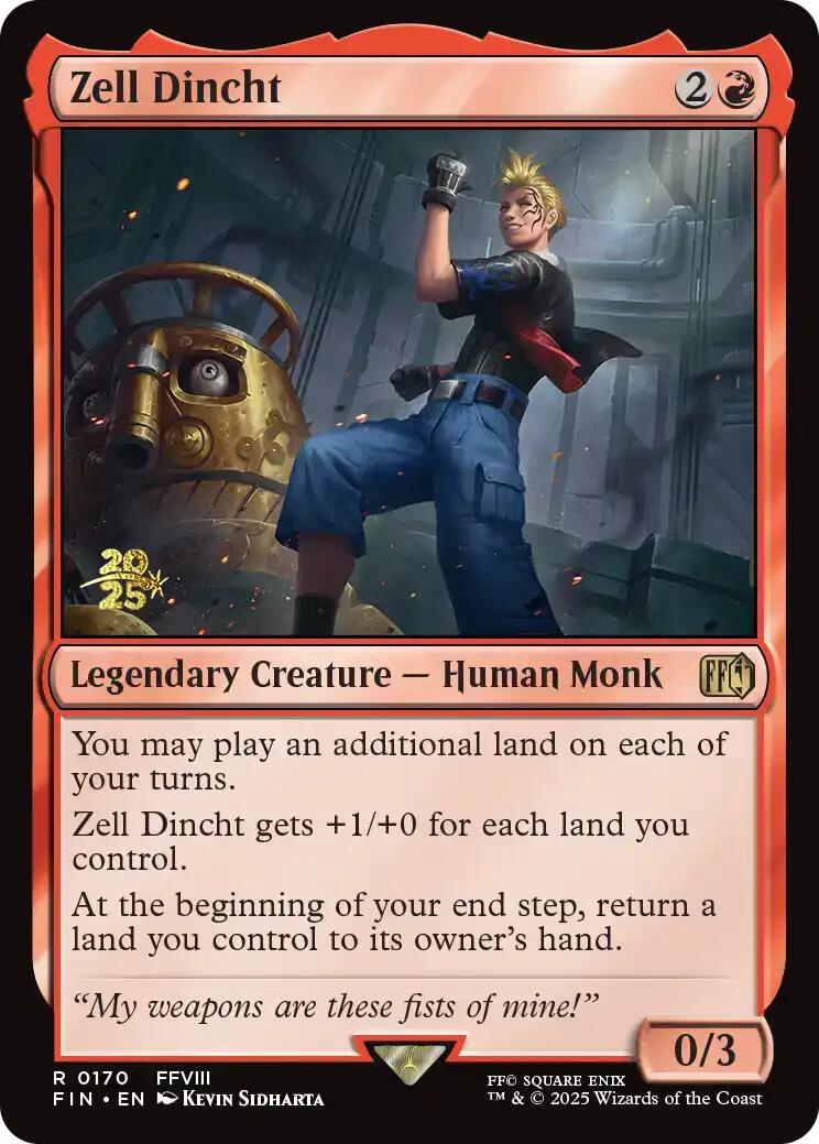 Zell Dincht [FINAL FANTASY Prerelease Promo] | Magic Magpie