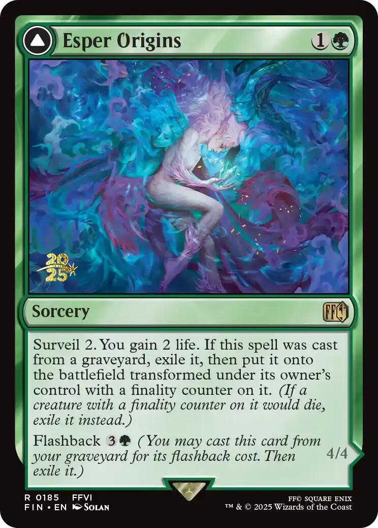 Esper Origins // Summon: Esper Maduin [FINAL FANTASY Prerelease Promo] | Magic Magpie