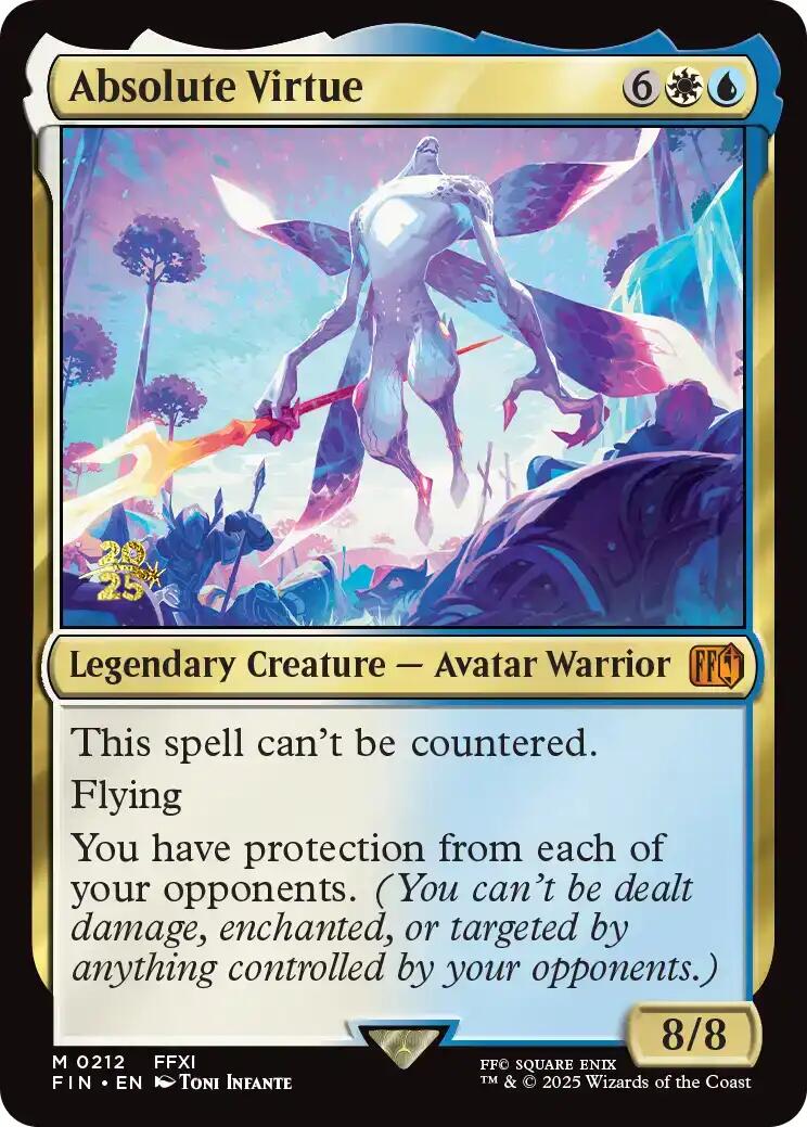 Absolute Virtue [FINAL FANTASY Prerelease Promo] | Magic Magpie